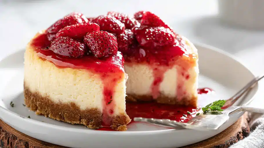 Fraise Cheesecake (Sans Cuisson) : Recette Facile et Gourmande
