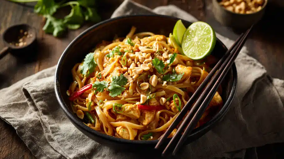 Poulet Pad Thaï Recette : La Version Maison Facile et Savoureuse