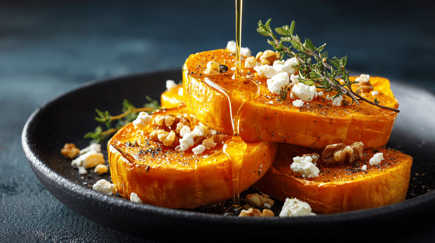 Butternut rôtie feta-miel-noix – la recette d’automne qui réchauffe le cœur