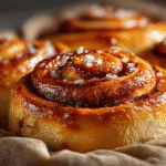 Cinnamon Roll moelleux fait maison doré au four