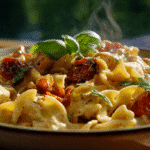 Pâtes “Épouse-moi” au poulet crémeuses au parmesan et tomates séchées