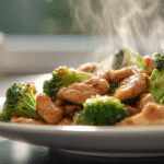 Poulet sauté au brocoli sauce soja miel – recette facile et savoureuse
