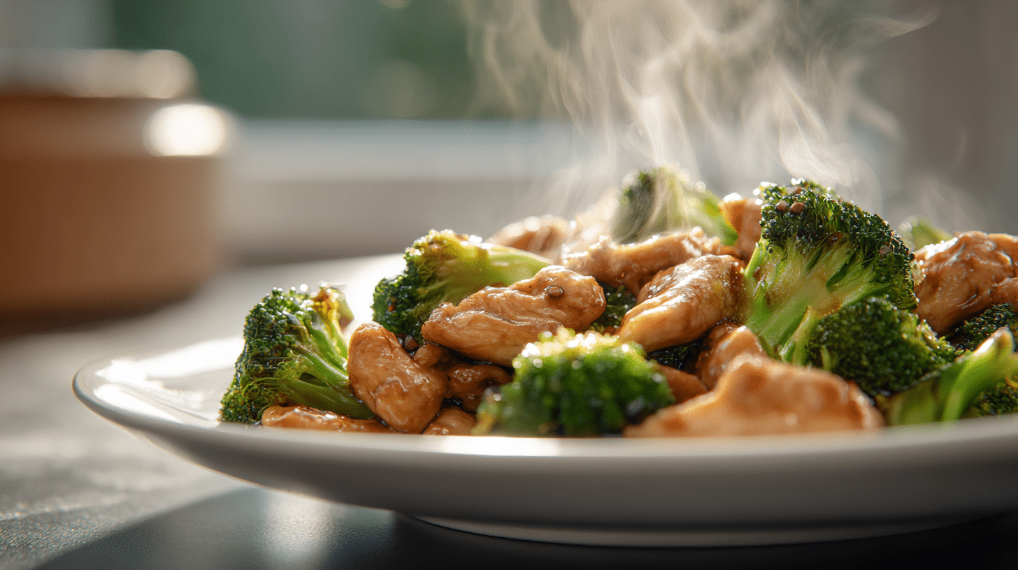 Poulet sauté au brocoli sauce soja miel – recette facile et savoureuse