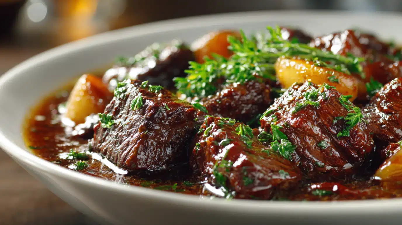 Bœuf Bourguignon sans alcool : Recette ultime pour une sauce riche et savoureuse