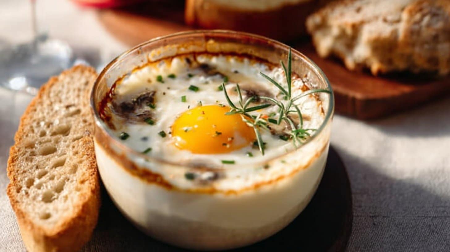 Œufs cocotte forestière