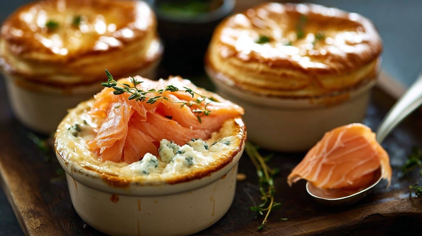 Mini Cocottes au Saumon Fumé et Fromage Frais