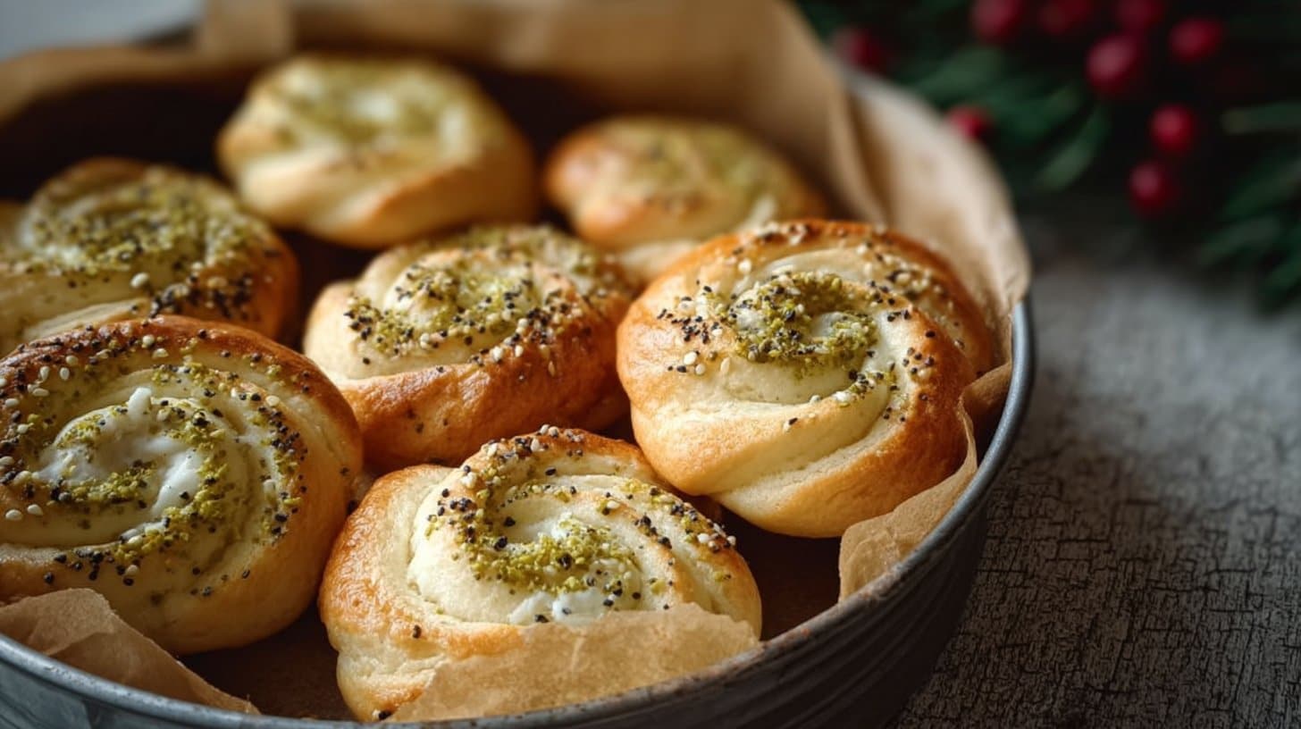 Rosaces vanille et citron pavot