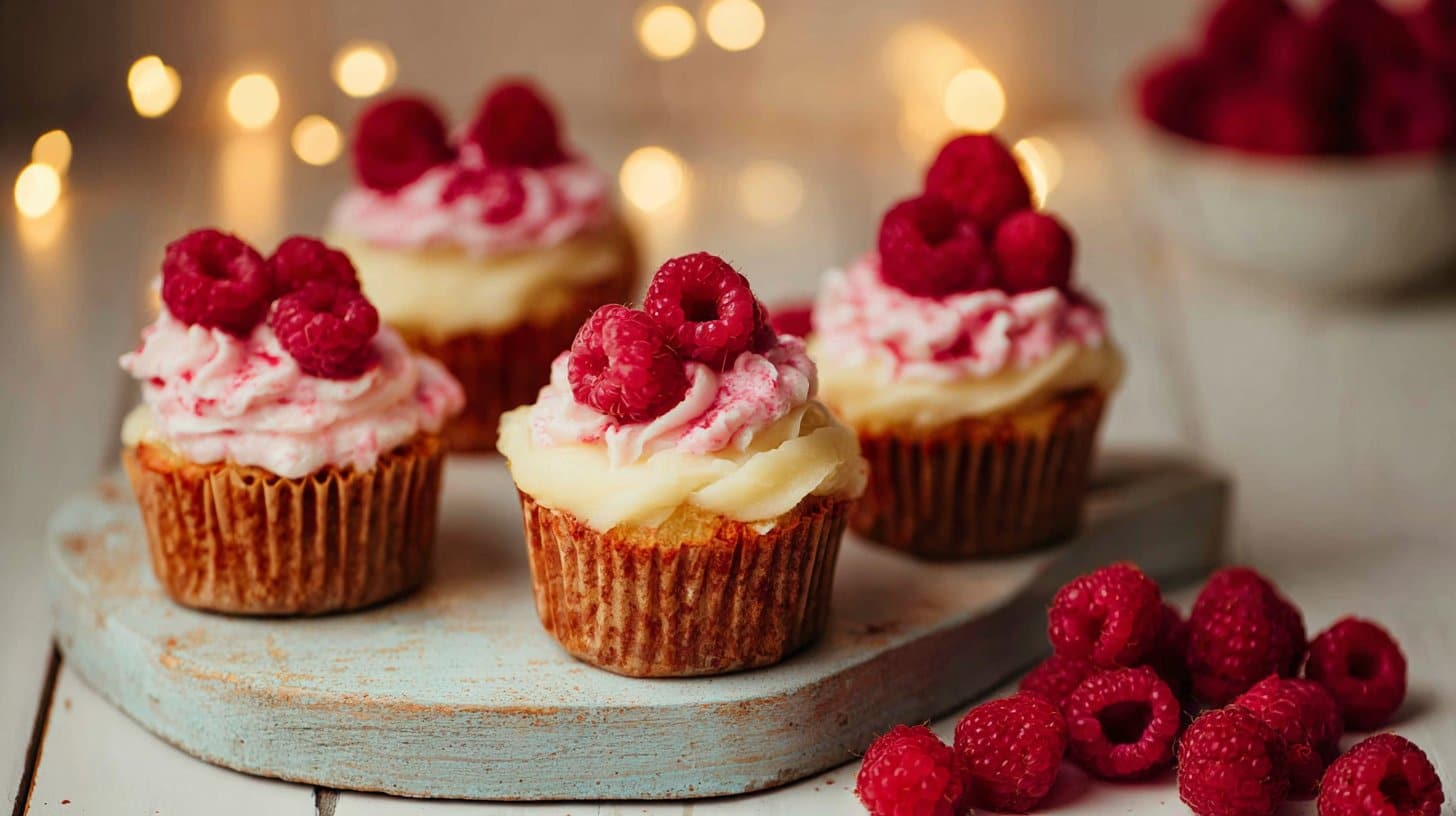 Cupcakes Framboise Mascarpone
