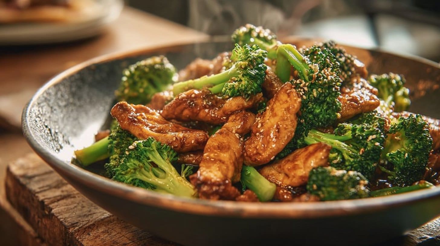 Poulet Sauté au Brocoli