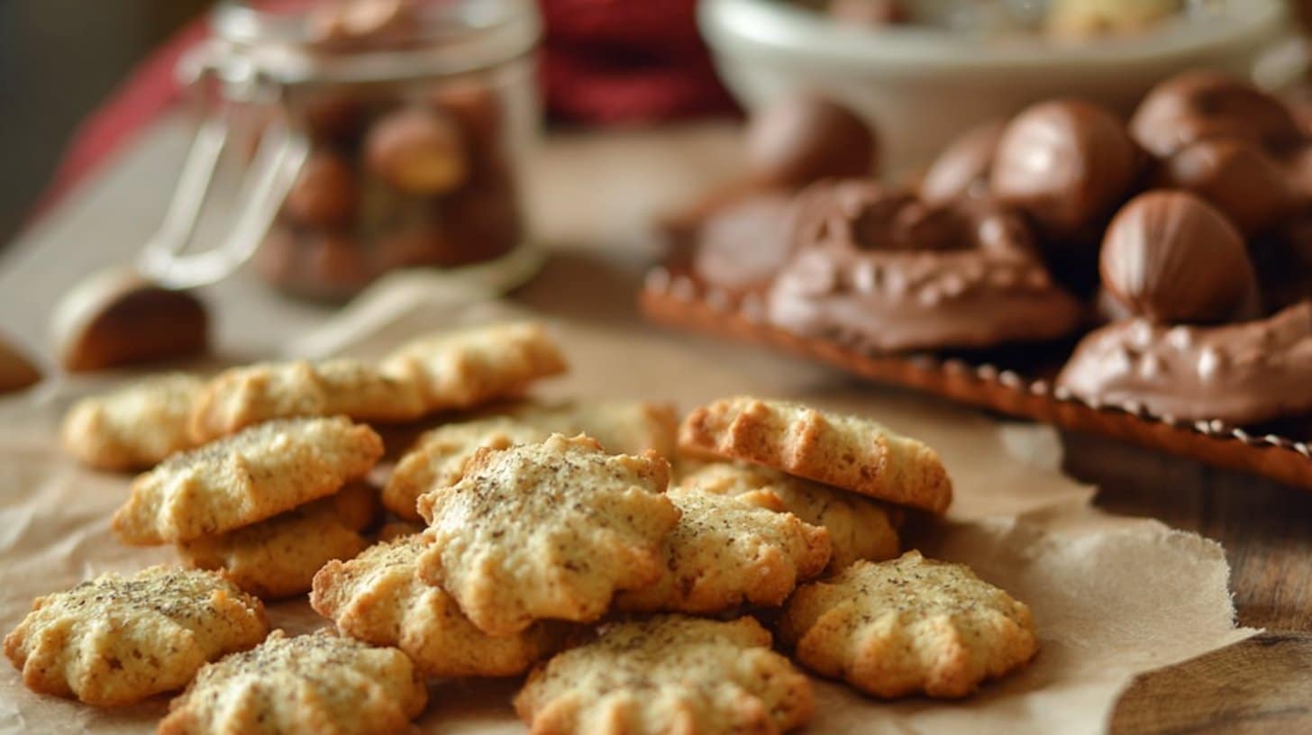 Spritzbredele aux noisettes