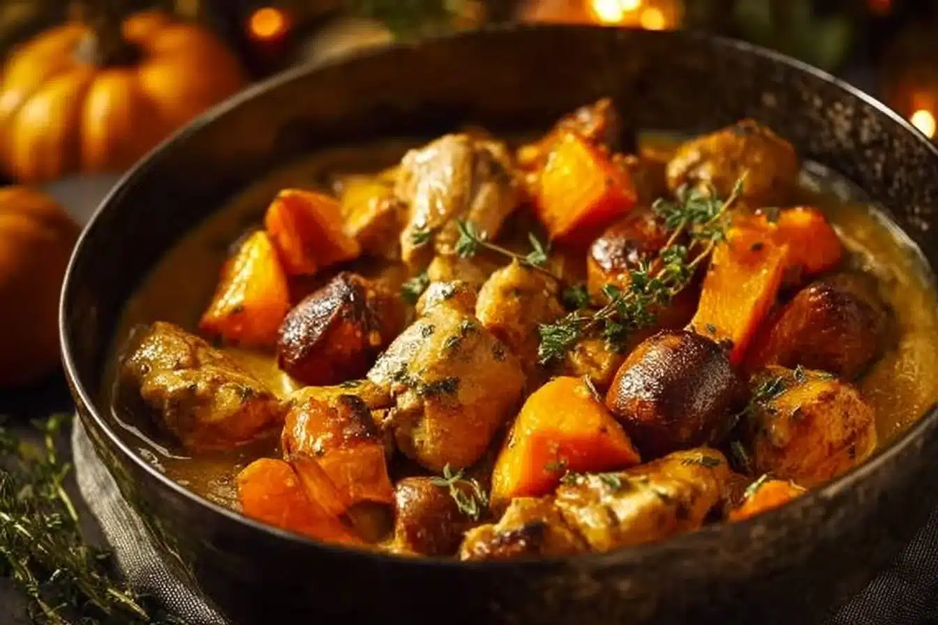 Blanquette de Dinde Automnale : Un Plat Réconfortant et Savoureux