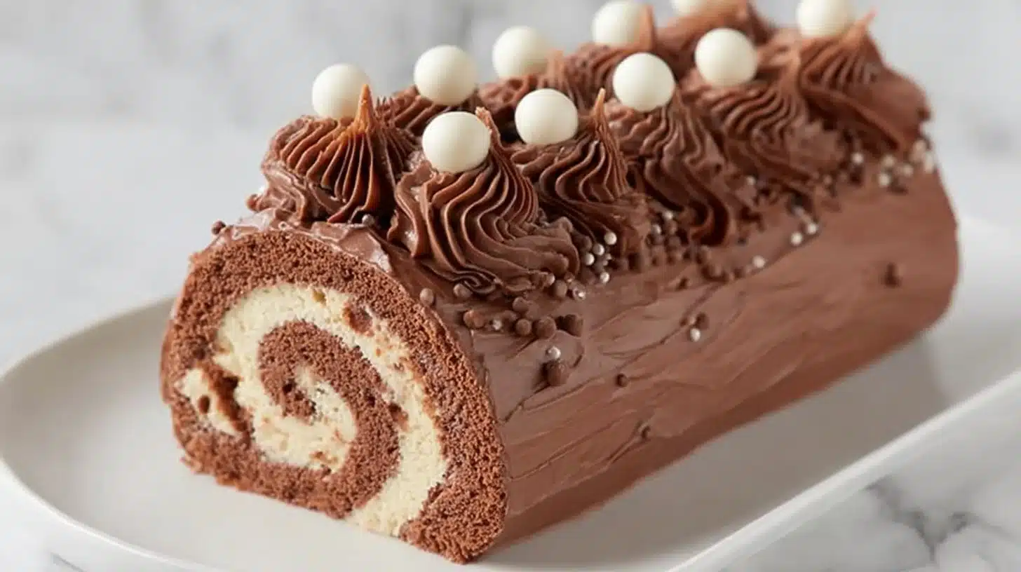 Bûche Roulée au Chocolat : Un Dessert Gourmand et Élégant