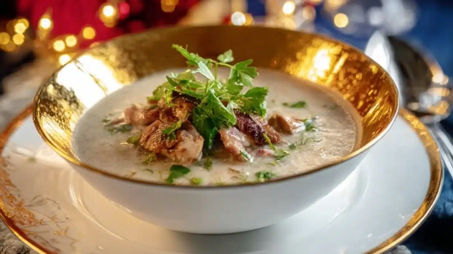 Cappuccino de champignons au foie gras : une douceur réconfortante