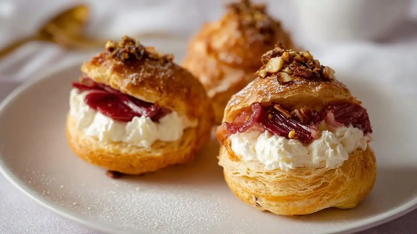 Chou Salé au Magret de Canard, Confit d’Oignon et Noix : Un Plat Réconfortant et Élégant