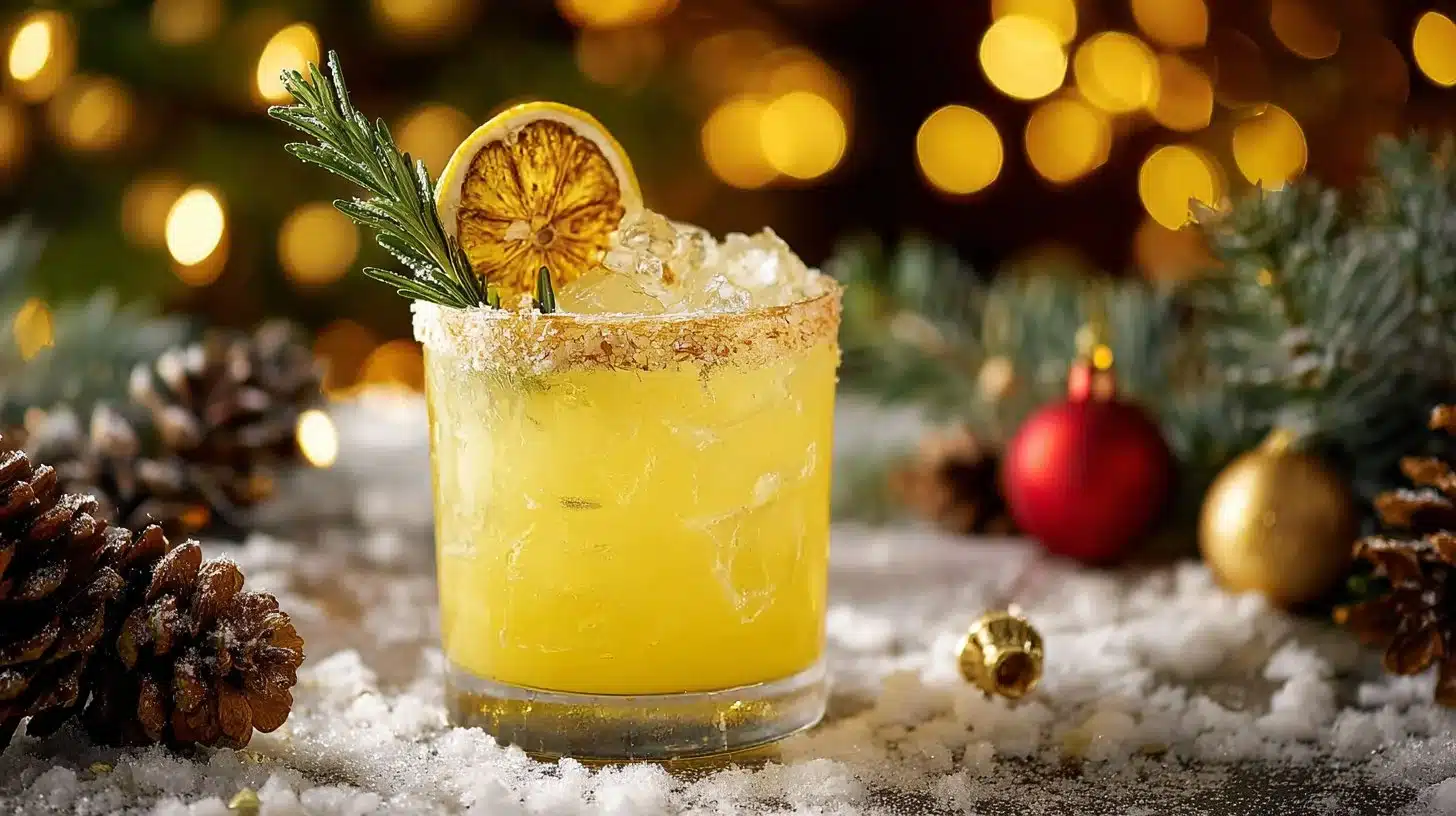 Cocktail de Noël : Punch Citron-Romarin Authentique