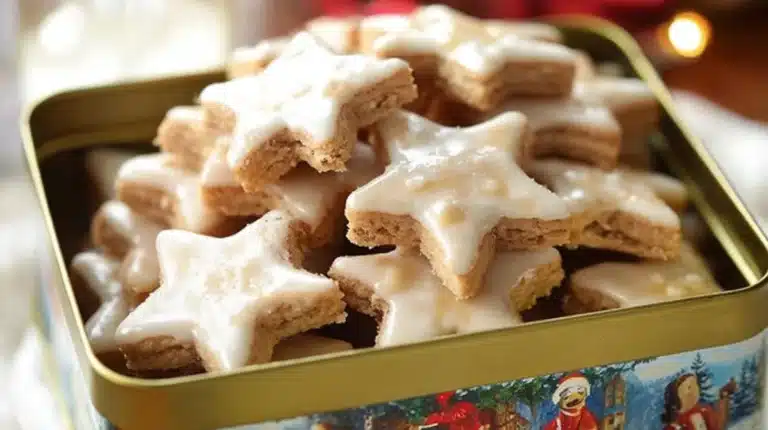 Etoiles à la cannelle, biscuits épicés et savoureux pour les fêtes.