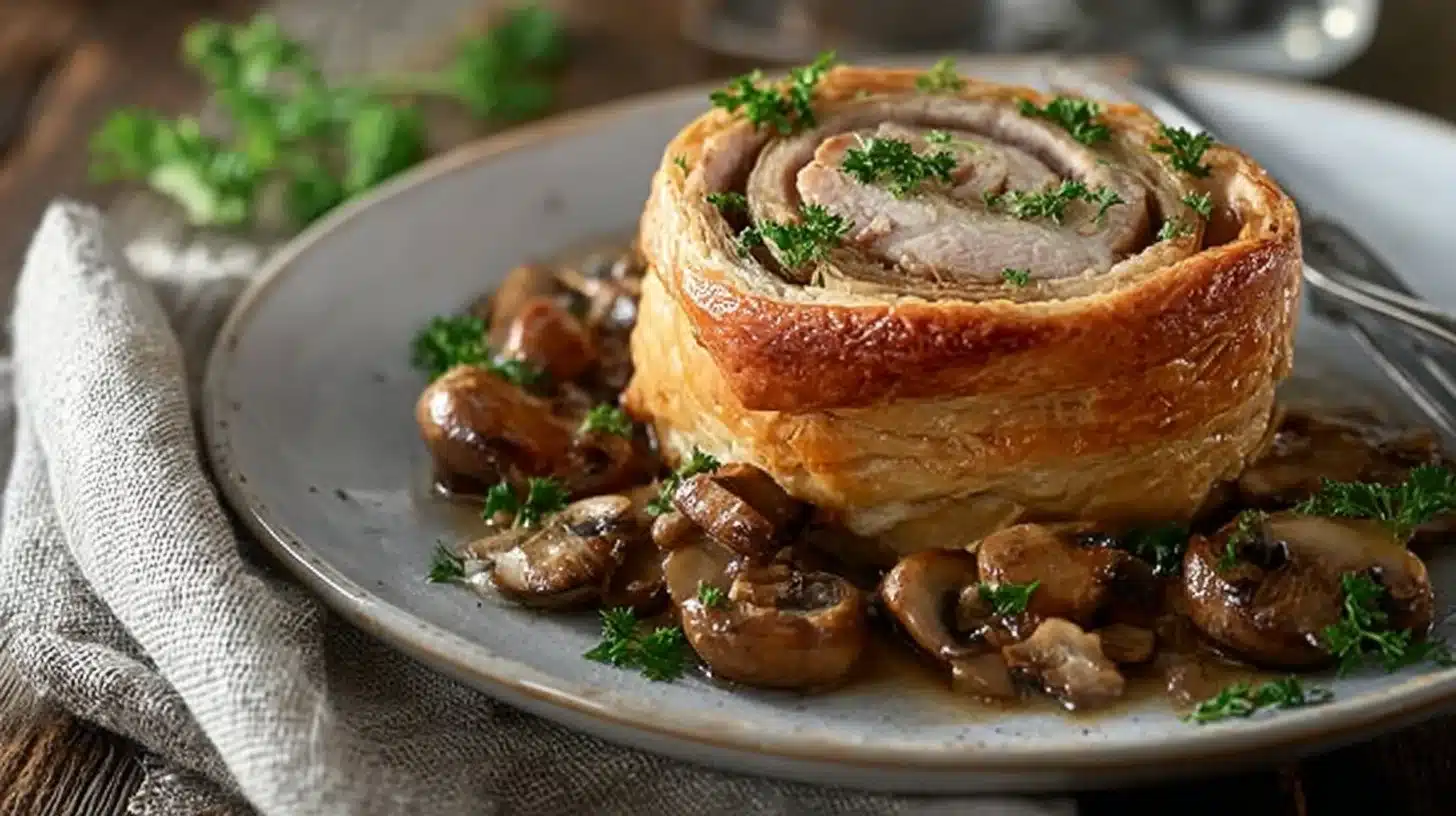 Filet Mignon de Veau en Croûte, Farci au Boudin Blanc : Une Évasion Gourmande