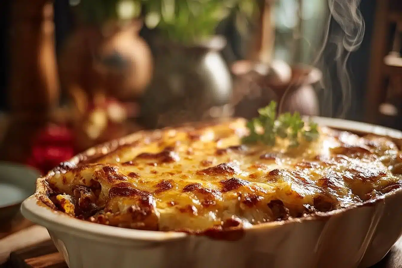 Gratin de Riz à la Viande Hachée à la Mexicaine : Un Plat Confortable