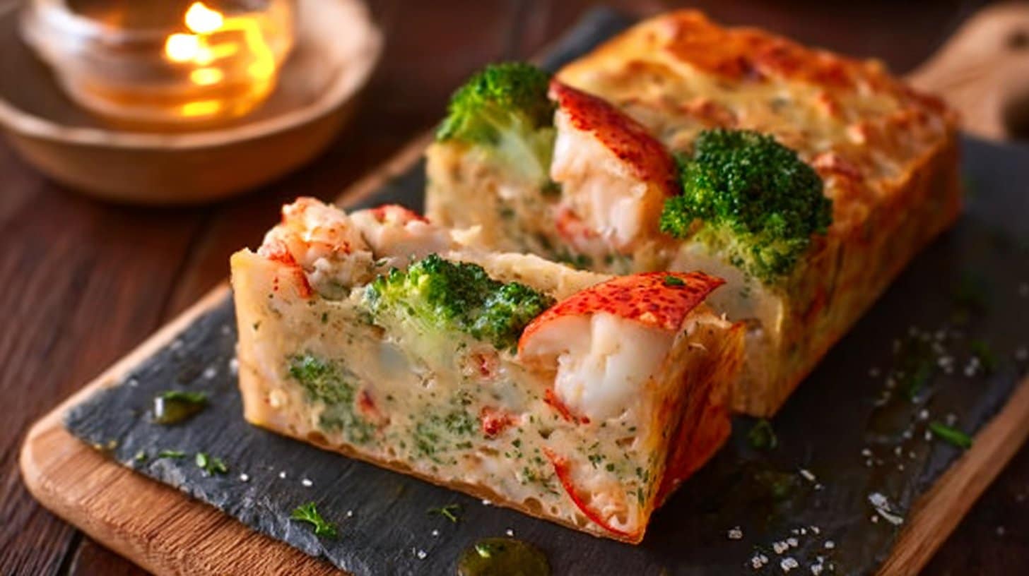 Terrine de homard sauce aux herbes