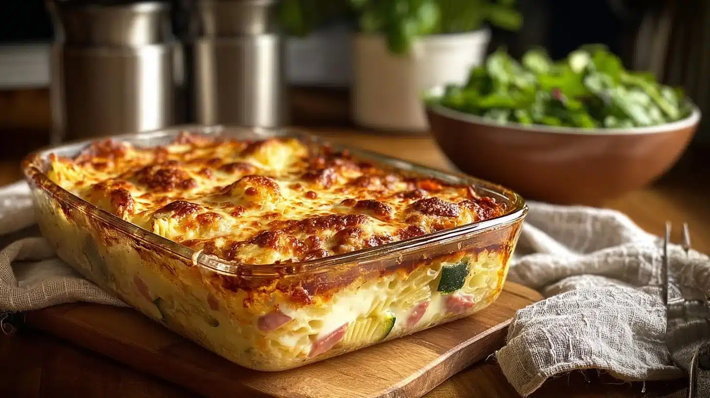 Lasagnes de courgettes au jambon de dinde : un plat savoureux et réconfortant