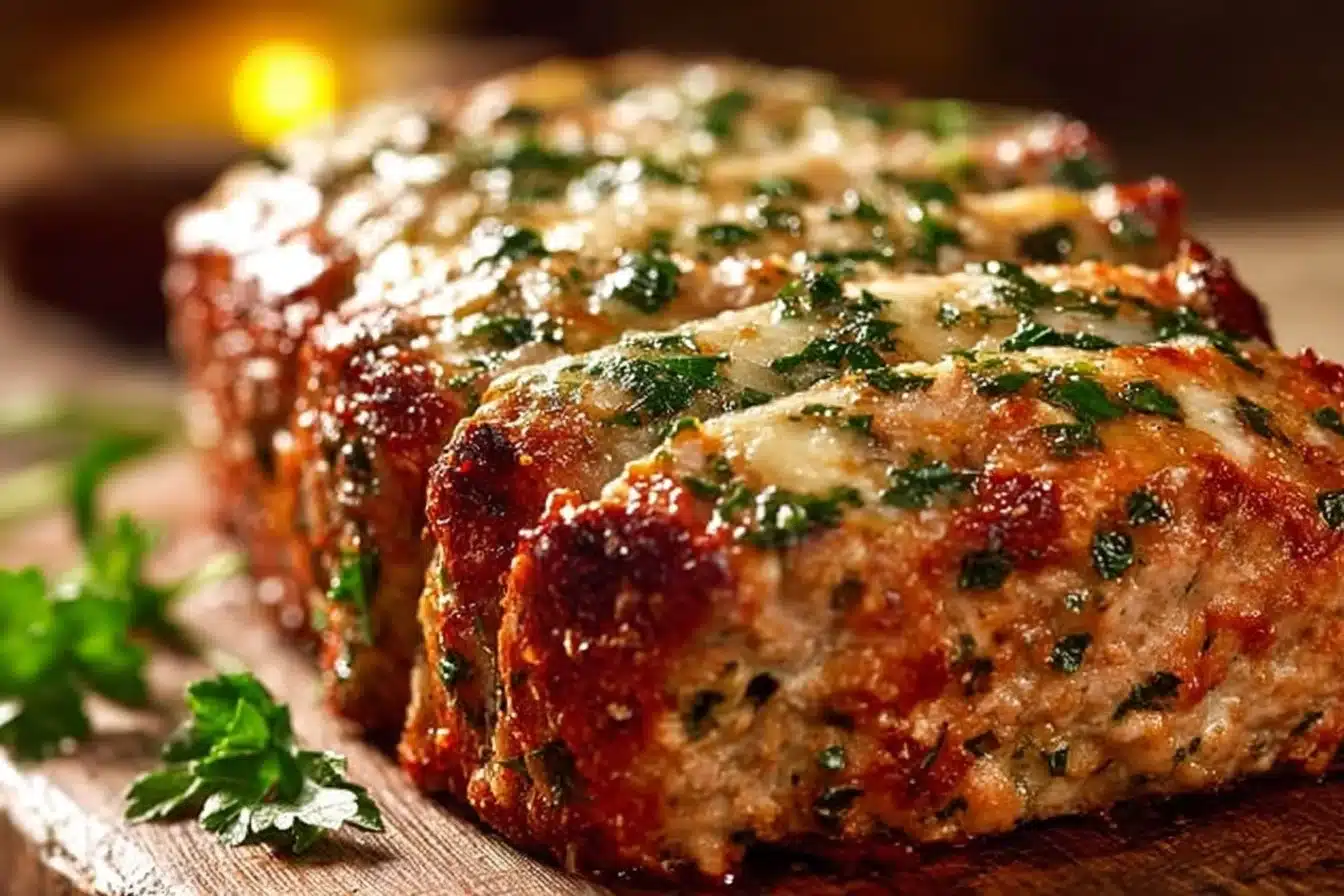 Pain de Viande au Poulet, Ail et Parmesan : Un Plat Convivial