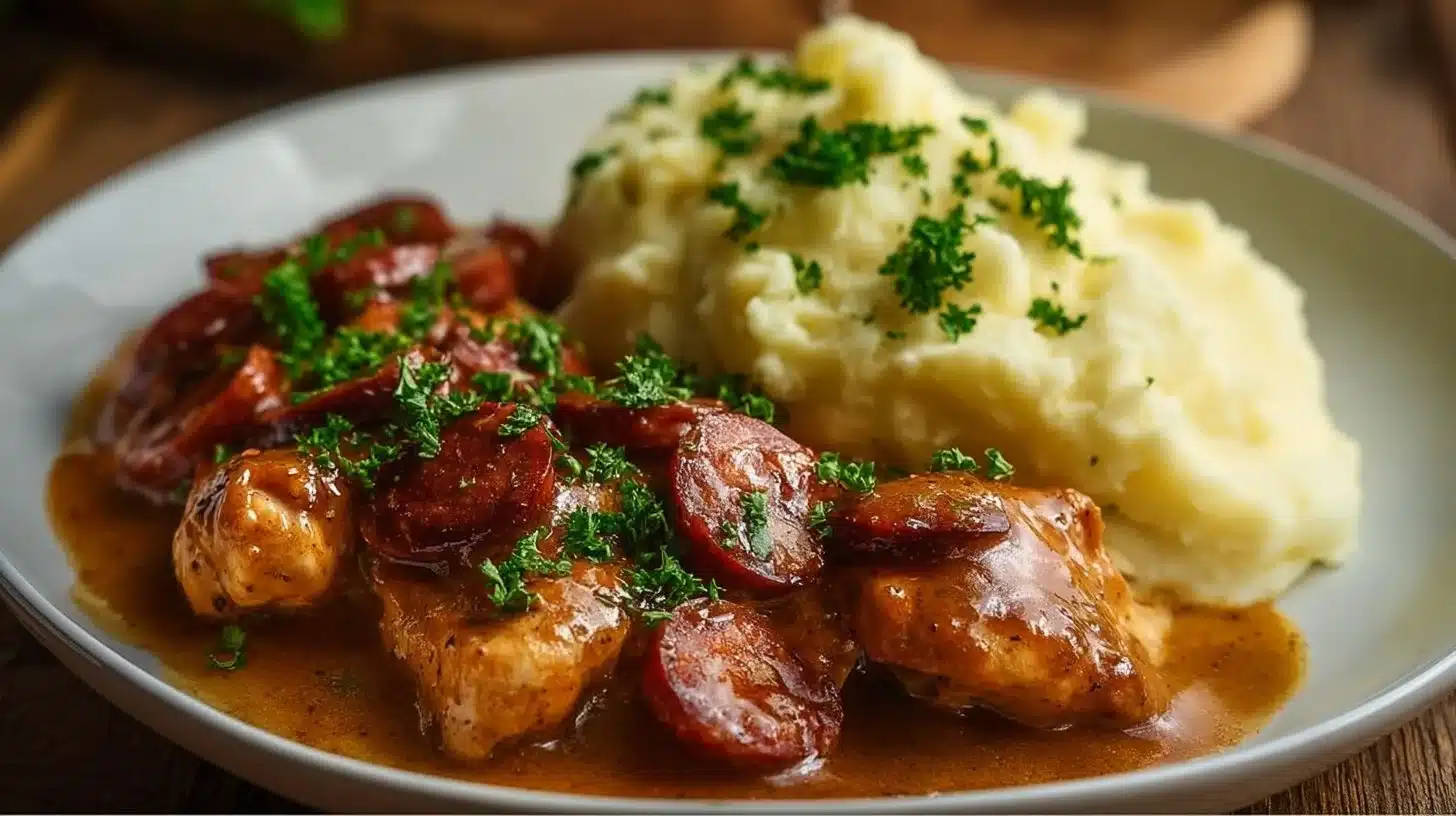 Poulet Fondant au Chorizo : Une Recette Réconfortante et Savoureuse