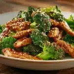 Poulet sauté au brocoli, plat savoureux et sain