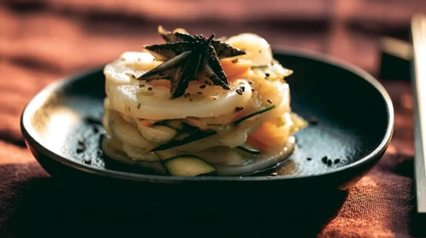 Un Pressé de Céleri aux Truffes Élégant et Créatif