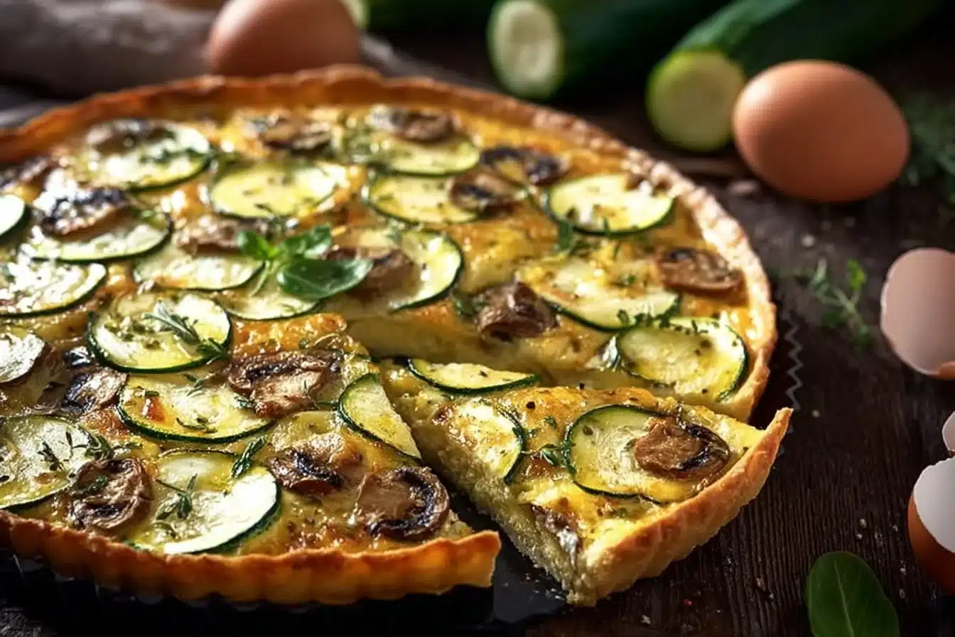 Quiche au Chèvre et Courgettes : Une Recette Savoureuse et Réconfortante