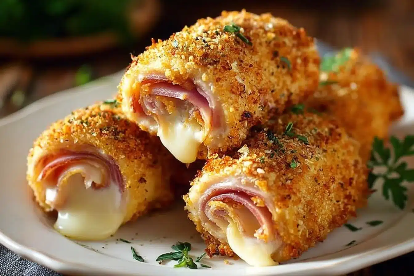 Roulés de Poulet : Un Plat Crémeux et Réconfortant