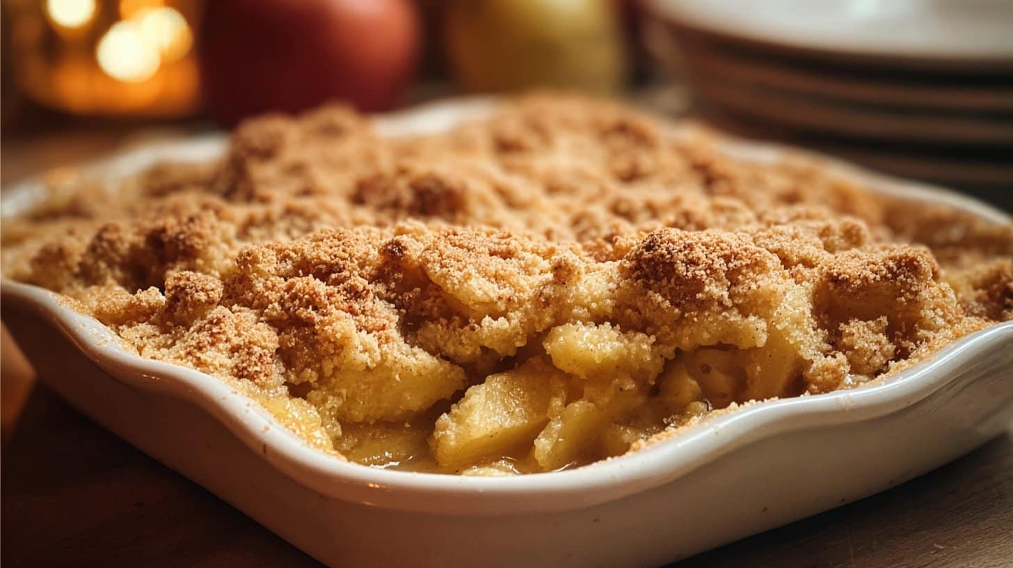 Crumble aux pommes maison