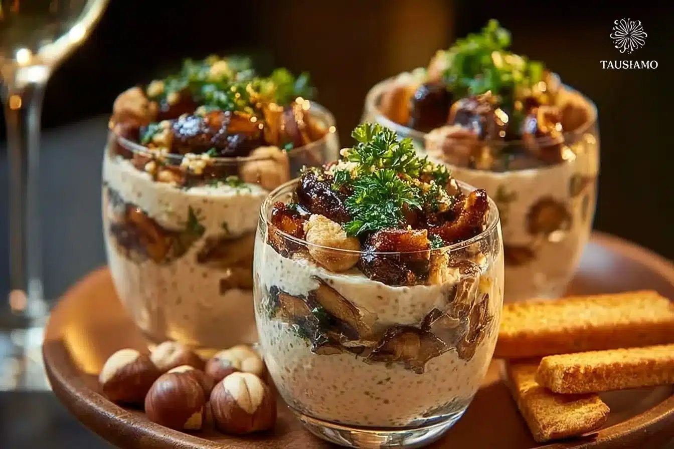 Tiramisu Savoureux aux Champignons : Un Délice Crémeux et Réconfortant