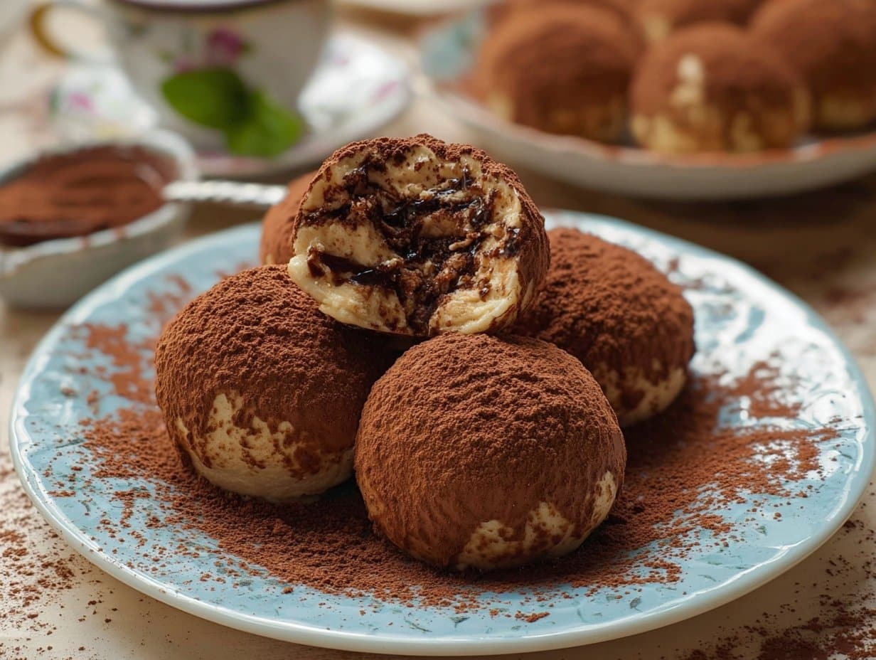 Bombes de Tiramisu Crémeuses