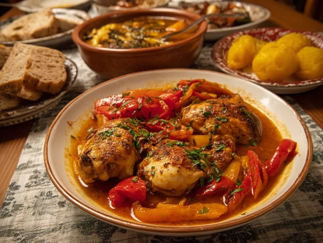 Poulet Basquaise à l'ancienne