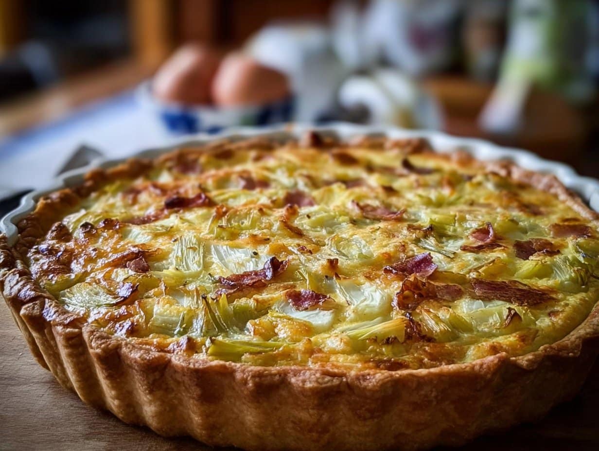 Tarte aux Poireaux façon Grand-Mère