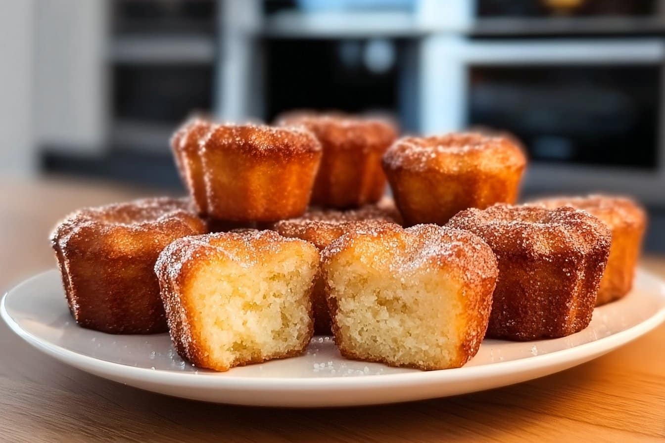 Muffins à la cannelle et au sucre