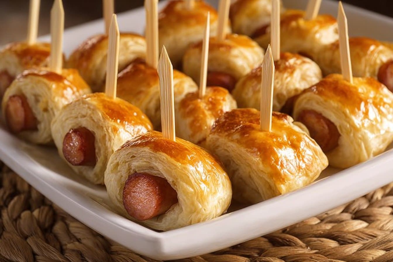 Quiches aux saucisses et au gruyère