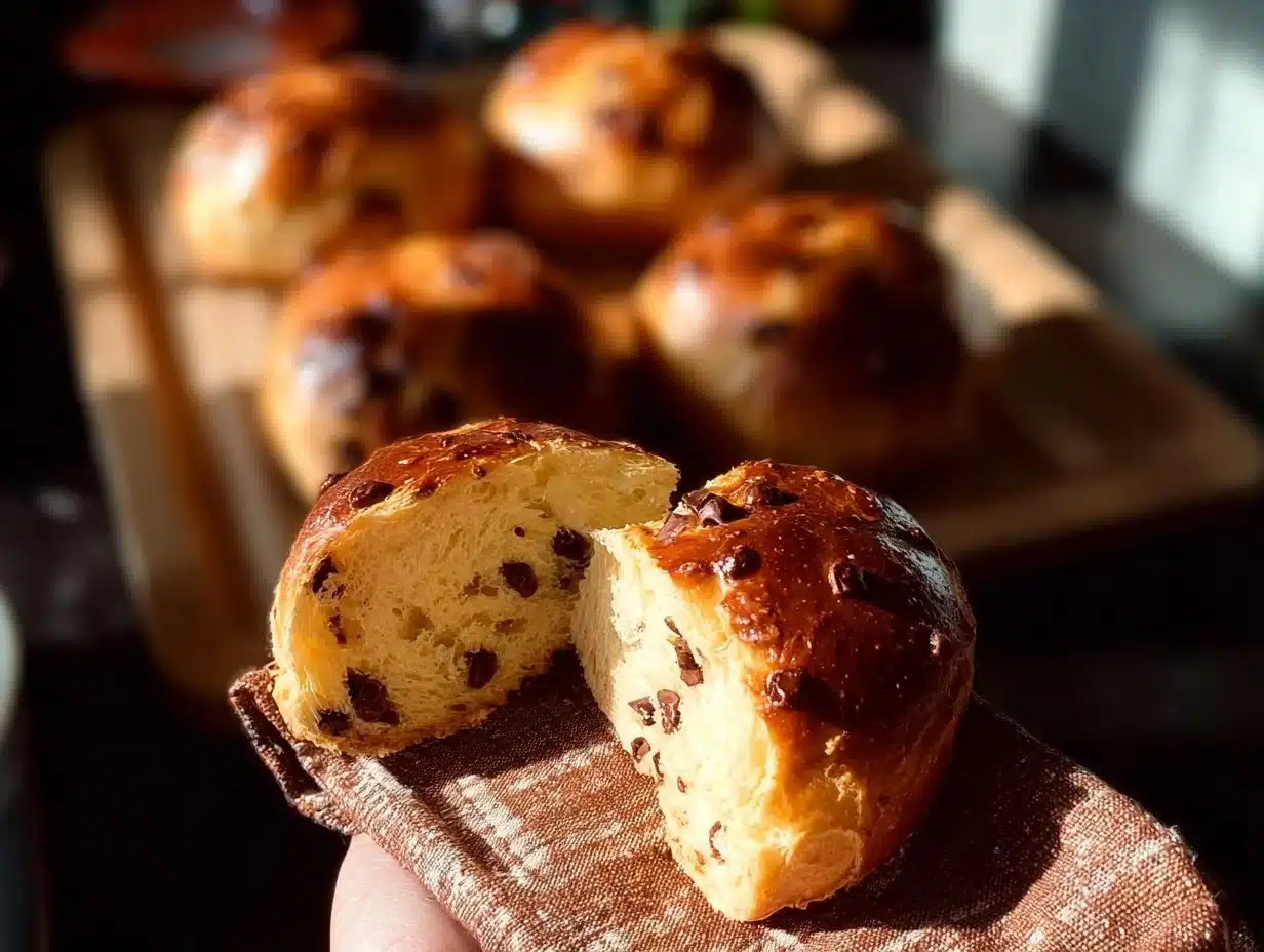 Brioche au Chocolat Moelleuse