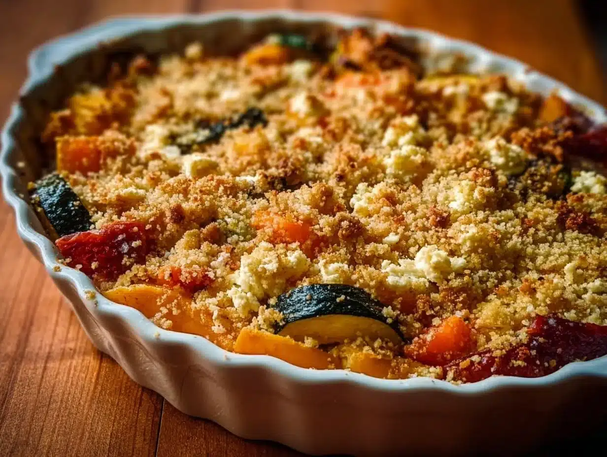 Crumble salé aux légumes d’hiver