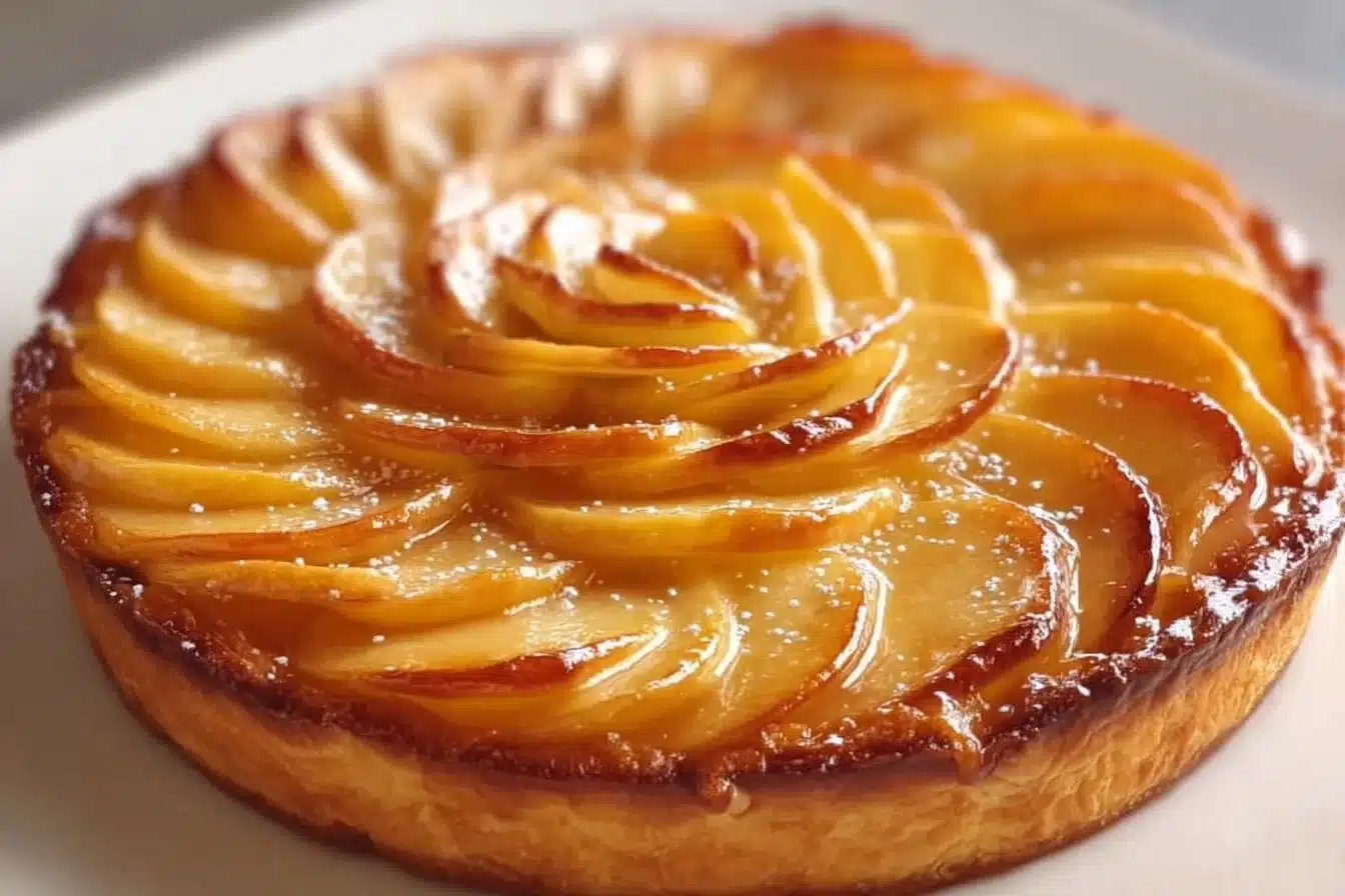 Délicieux dessert aux pommes et mascarpone