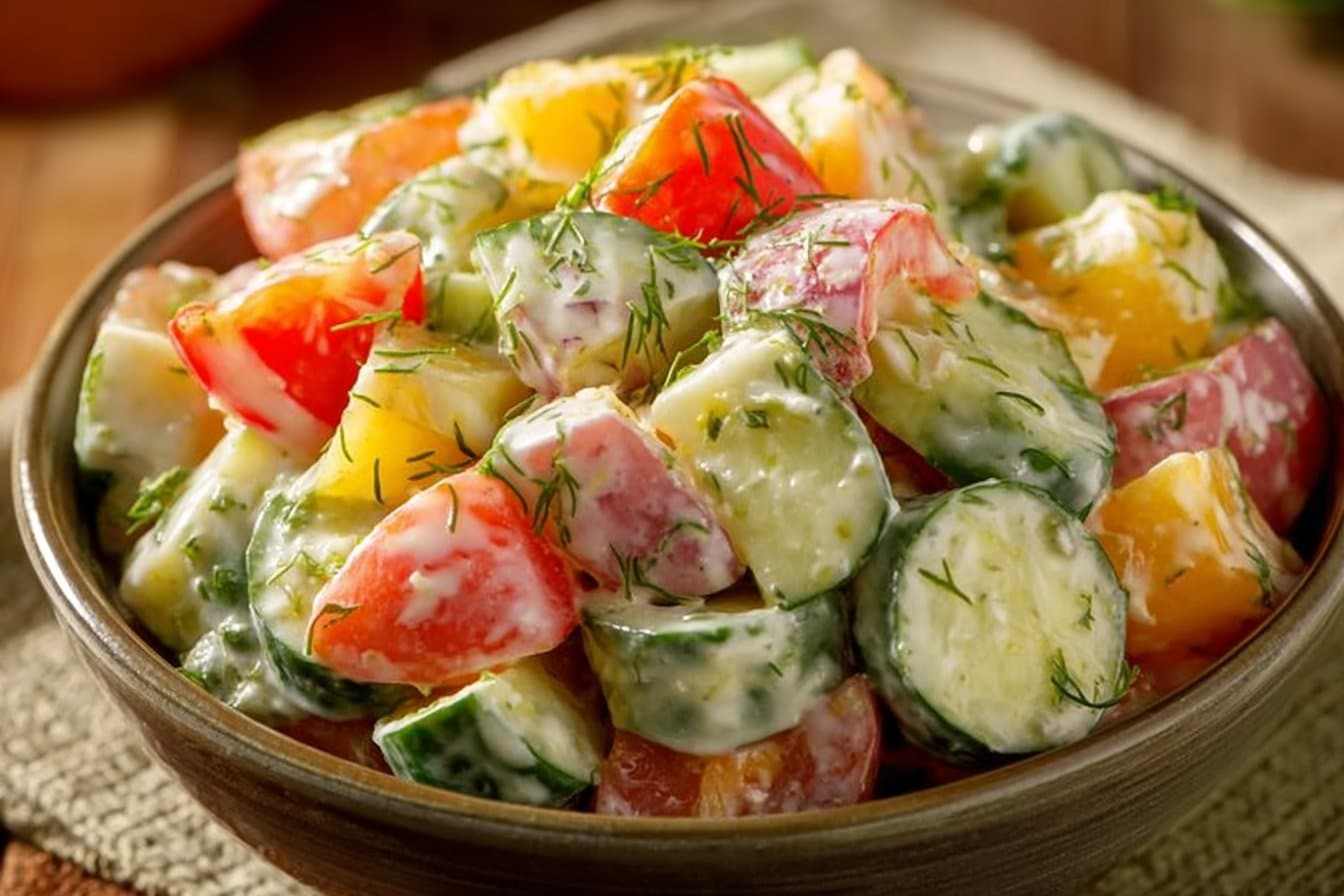 Recette de salade de concombres