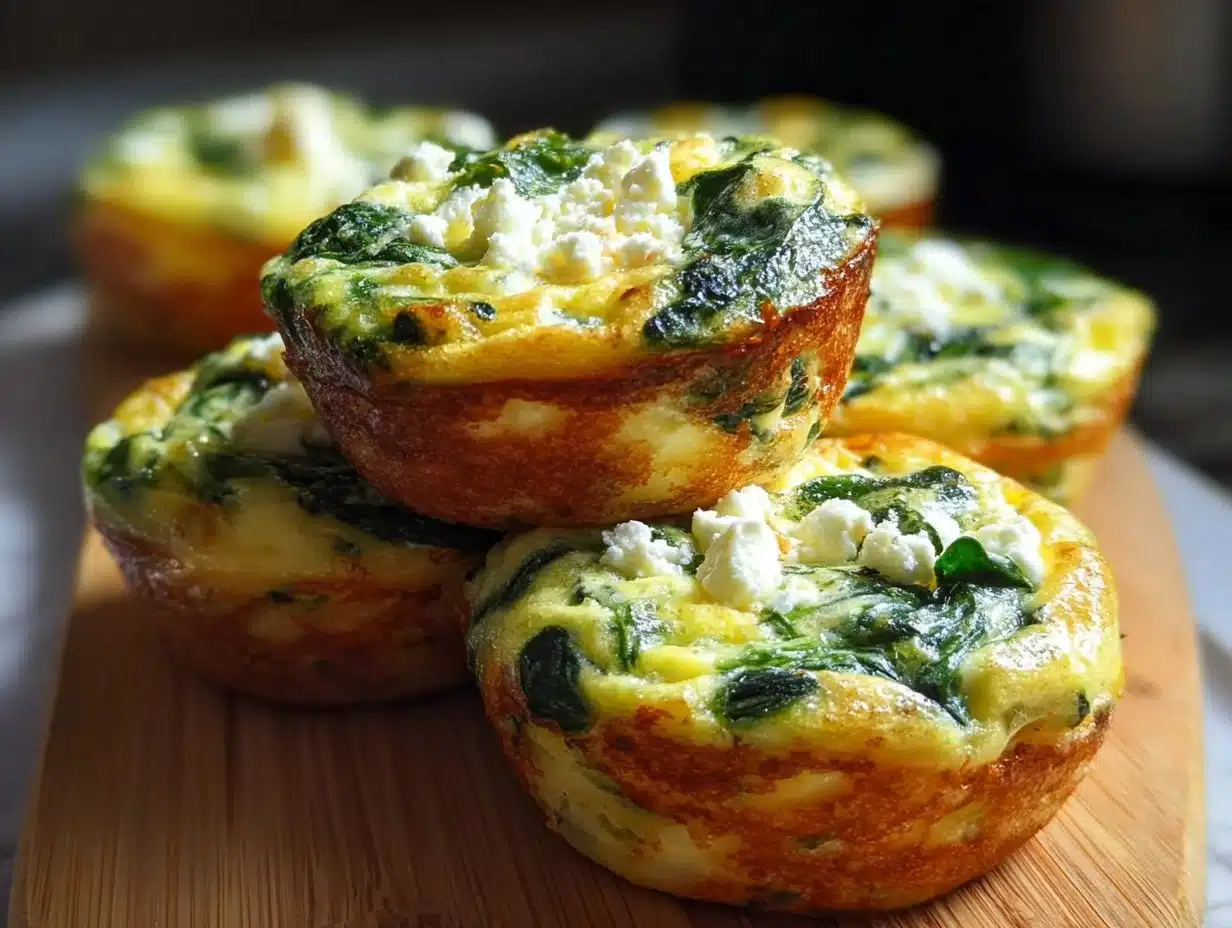 Muffins Salés Épinards & Feta