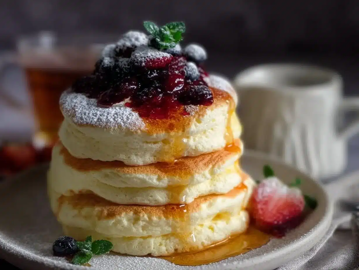 Pancakes soufflés japonais moelleux