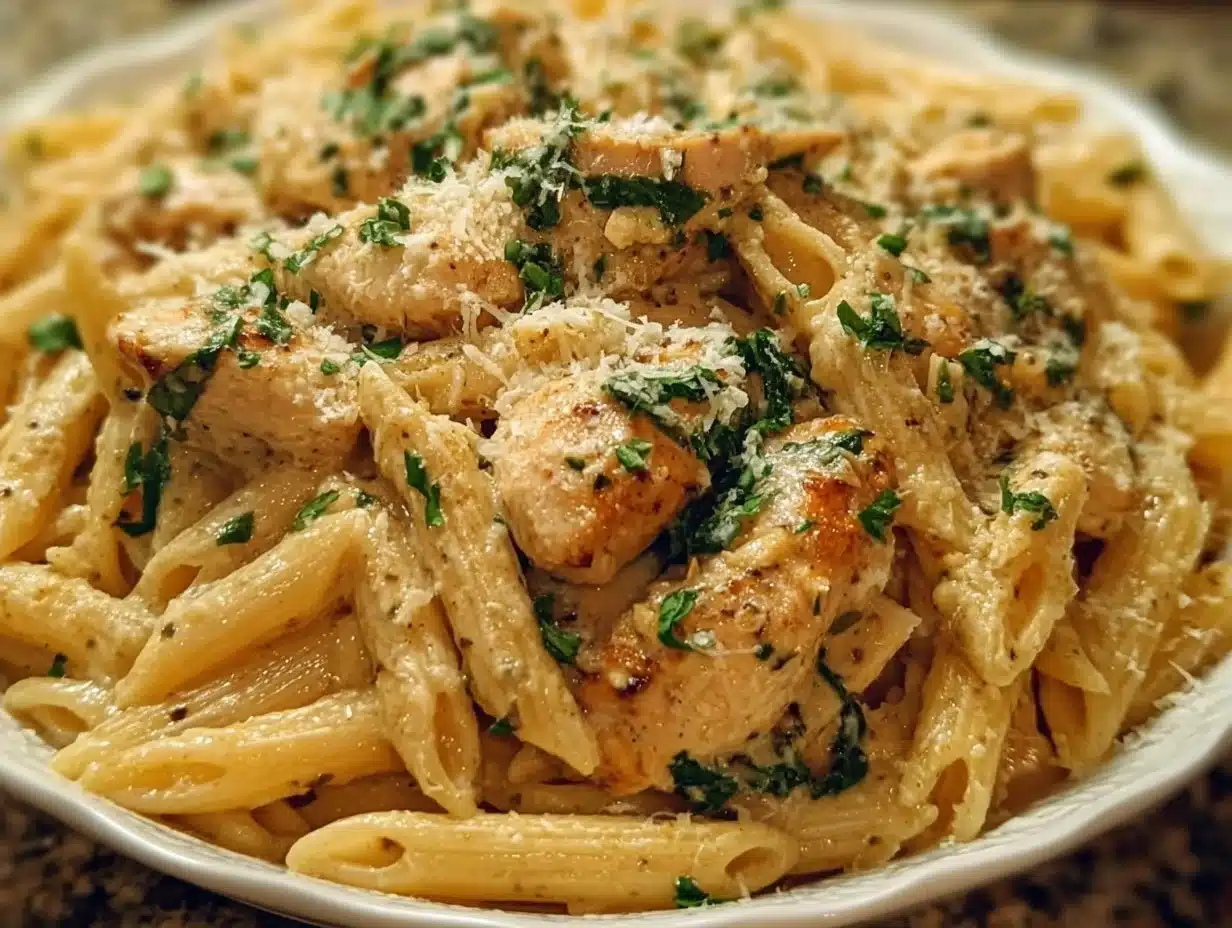 Pâtes Crémeuses Poulet Ail & Parmesan