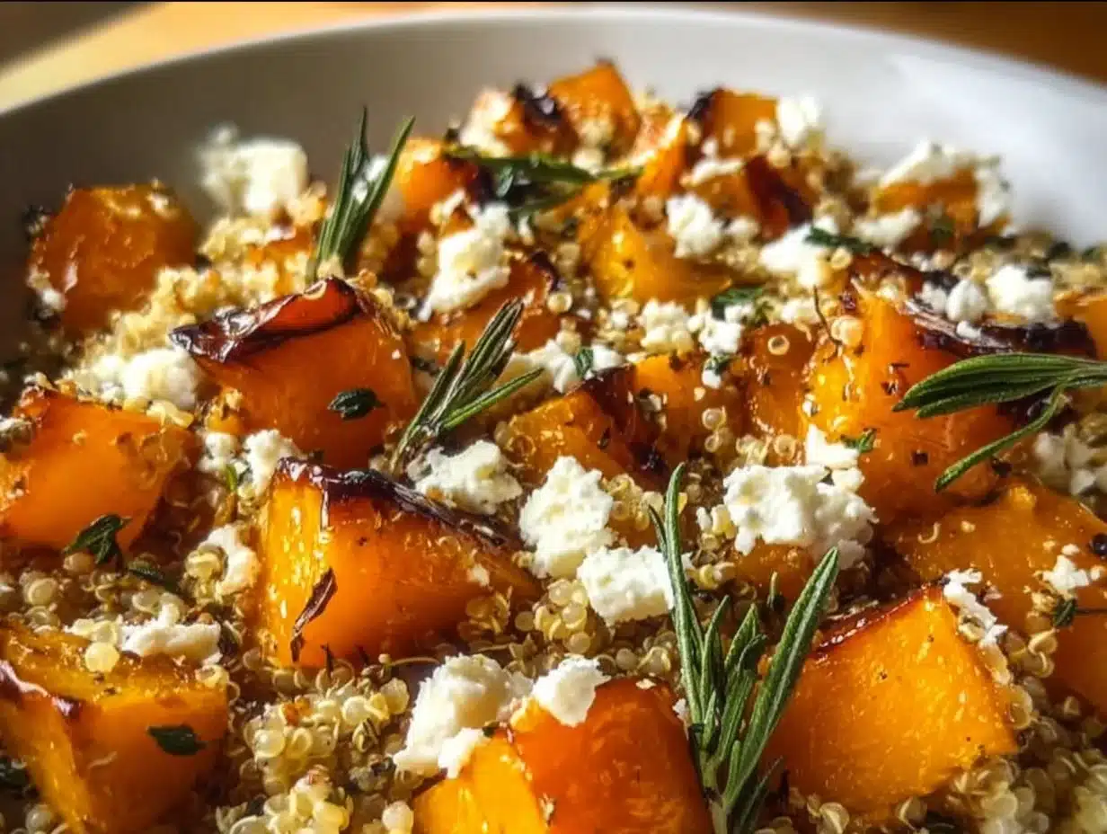 Potimarron Rôti Feta & Quinoa