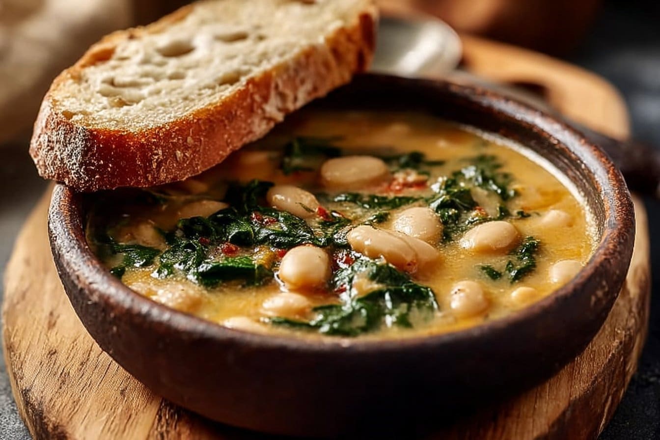 Soupe crémeuse aux haricots