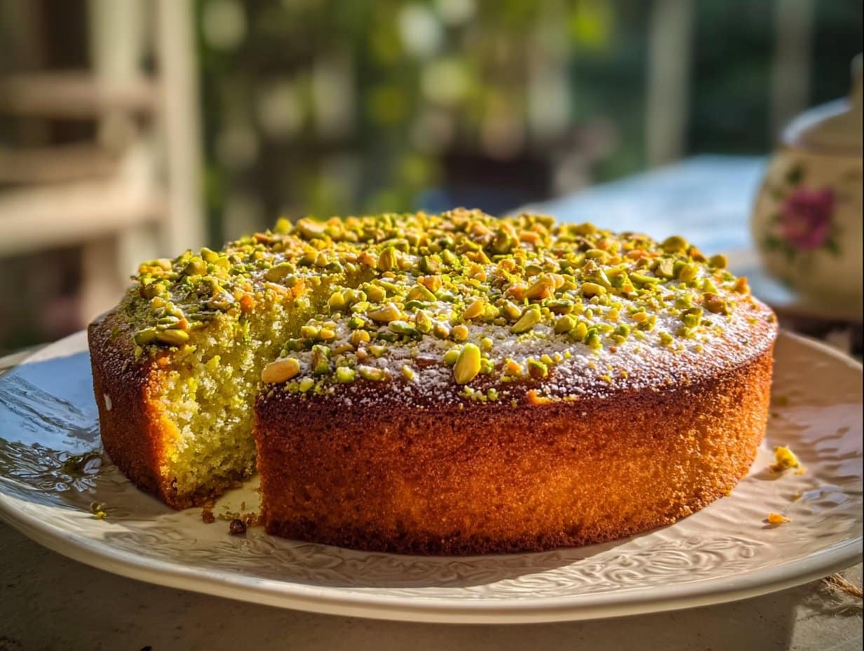 Fondant Pistache et Fleur d'Oranger