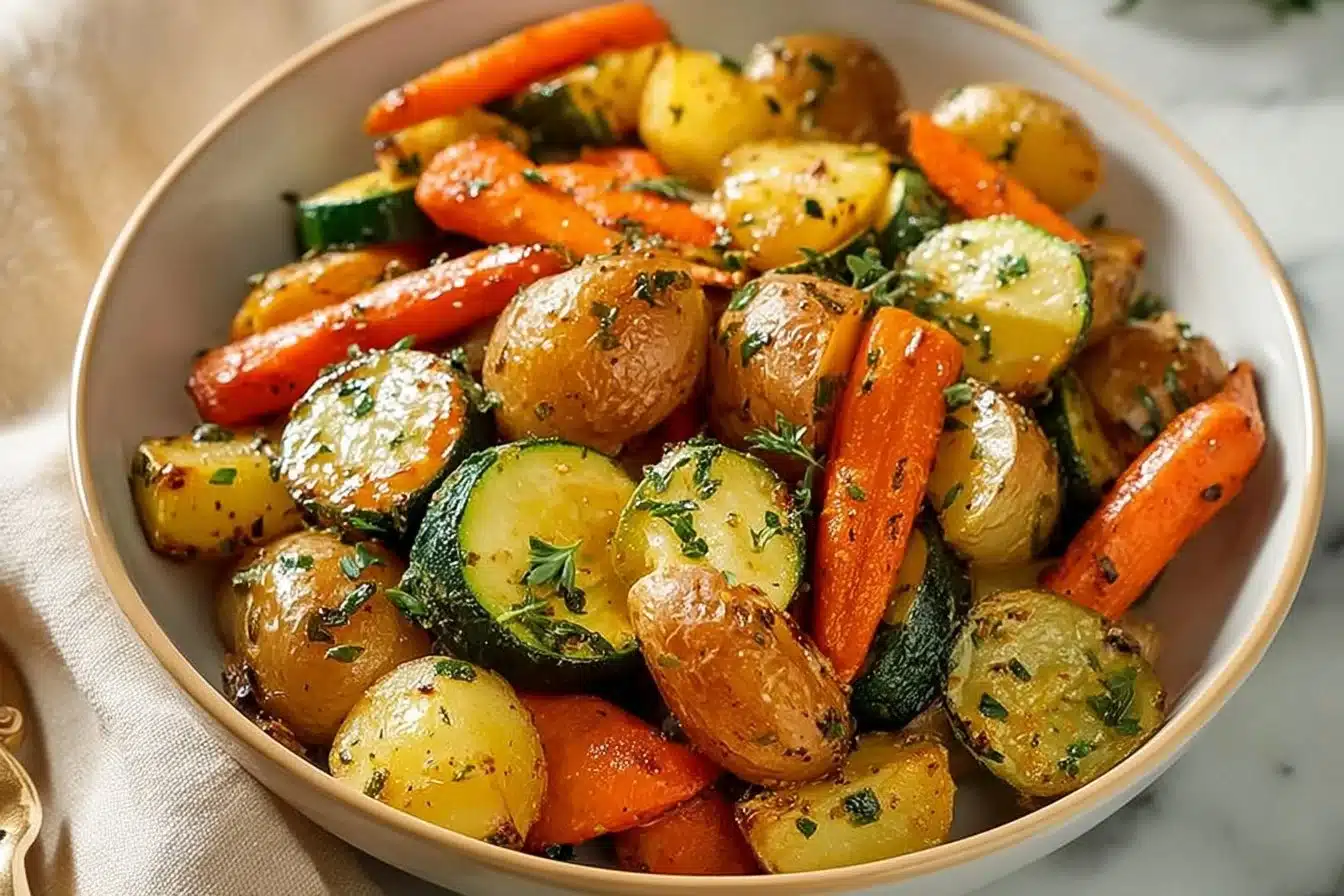 Sauté de courgettes et pommes de terre carottes