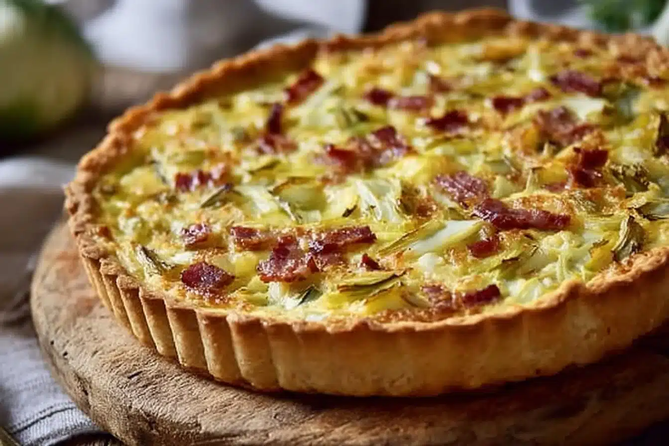 Tarte aux Poireaux façon Grand-Mère