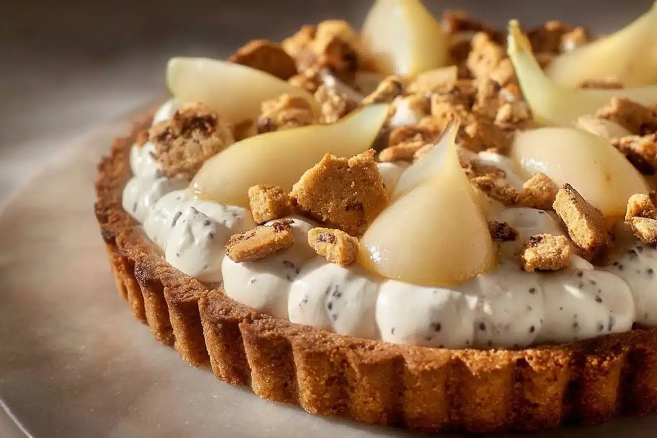 Tarte aux Poires et Pépites de Chocolat